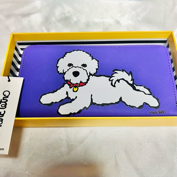 Marc Tetro Handbags - Marc Tetro Purple Dog Wallet